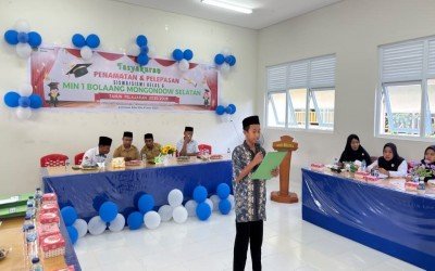 Kepala MIN 1 Bolsel: Perpisahan bukanlah akhir, tetapi langkah maju menuju masa depan